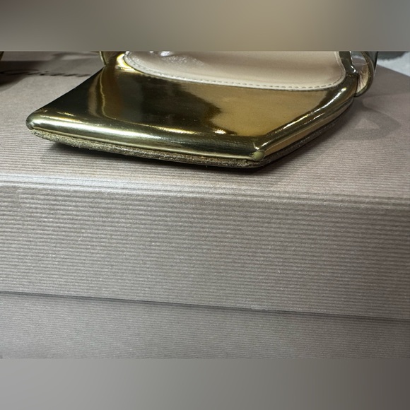 Gianvito Rossi Metallic Gold Heels - Picture 14 of 16